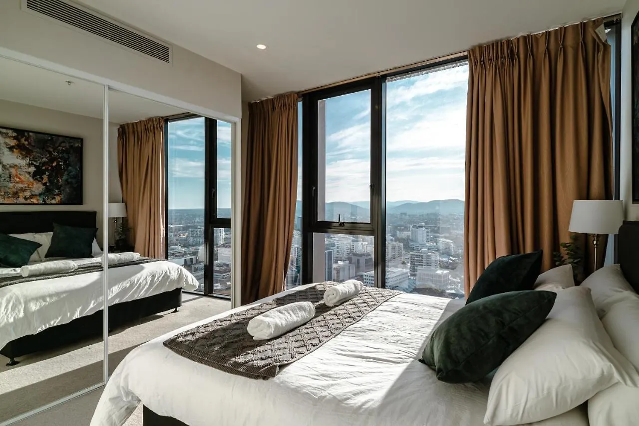 布里斯班Lux 35Th Floor 2Br 2Bath, Infinity Pool, Gym, Wifi公寓 澳大利亚
